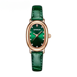 Elegant Vintage Oval Quartz Watch