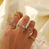 Cassandra Night-Plated Ring