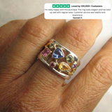 Vintage Bunter Zirconia Ring