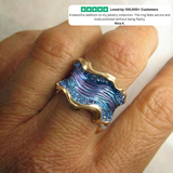 Vintage Golden Ocean Ring