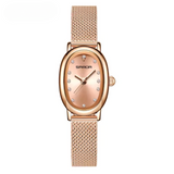 Elegant Vintage Oval Quartz Watch