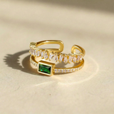 Bliss - Layered Crystal Ring