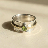 Elegant Green Zirconia Ring