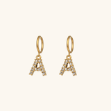 Wilhelmina Initial Earrings