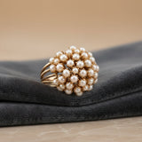Inlaid Pearls Ring