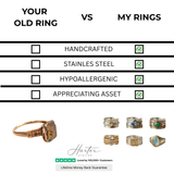 Vintage Silver Flower Ring