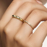 Diamond Bubble Ring | Gold
