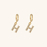 Wilhelmina Initial Earrings
