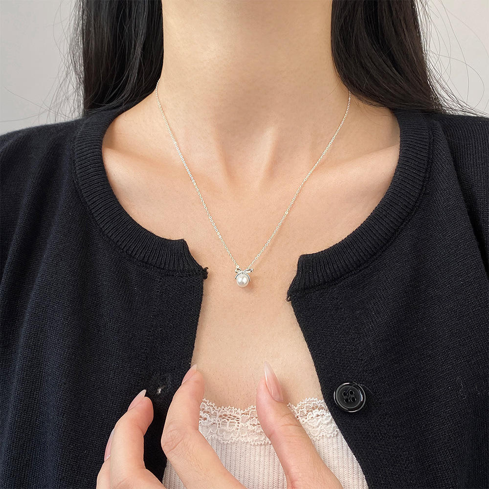 Butterfly Pearl Necklace