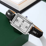 Leather-Strapped Casual Watch