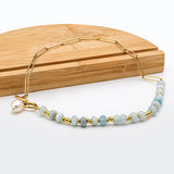 Natural Stone Chain Necklace