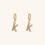 Wilhelmina Initial Earrings