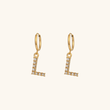 Wilhelmina Initial Earrings