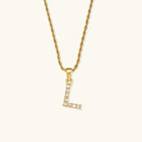 Maeve Initial Diamond Necklace