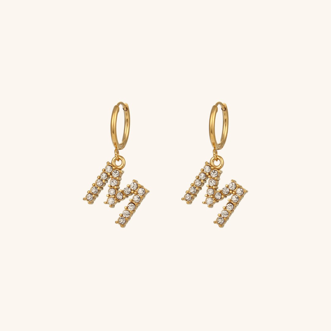 Wilhelmina Initial Earrings