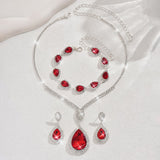 Thalira Bloodwynne Jewelry Set | White Gold
