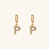 Wilhelmina Initial Earrings