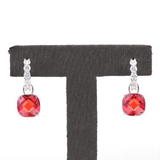 Ruby & Diamond Stud Earrings