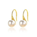 Shell Pearl Drop Earrings