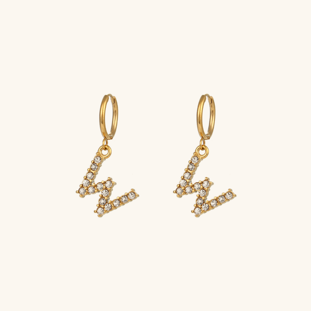 Wilhelmina Initial Earrings