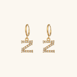 Wilhelmina Initial Earrings
