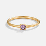 Birthstone Gold Rings