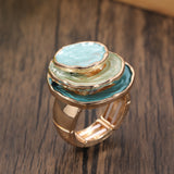 Boho Three-Layer Enamel Ring