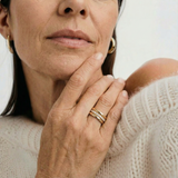 Sera - Vintage Zirconia Framed Ring