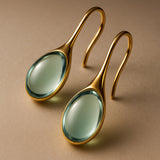 Crystal Drop Earrings in Gold and Silver