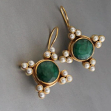 Gaby Vintage Pearl Earrings