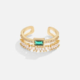 Bliss - Layered Crystal Ring
