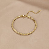 Twisted Chic Gold Bracelet